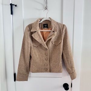 Vintage Panther Wool Spring Jacket